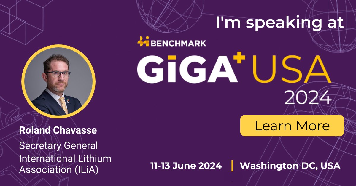 ILiA is excited to be attending the <a href="/benchmarkmin/">Benchmark Mineral Intelligence</a> conference in Washington DC next week. It will be a great opportunity to meet with leaders in the North American #lithium value chain. 
If you are attending and want to meet, connect through our website lithium.org