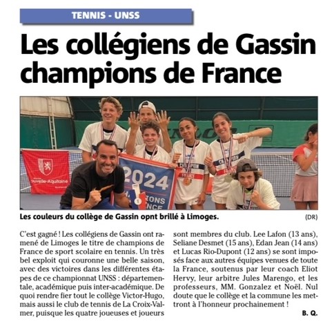 Collège Victor Hugo - Gassin tweet media