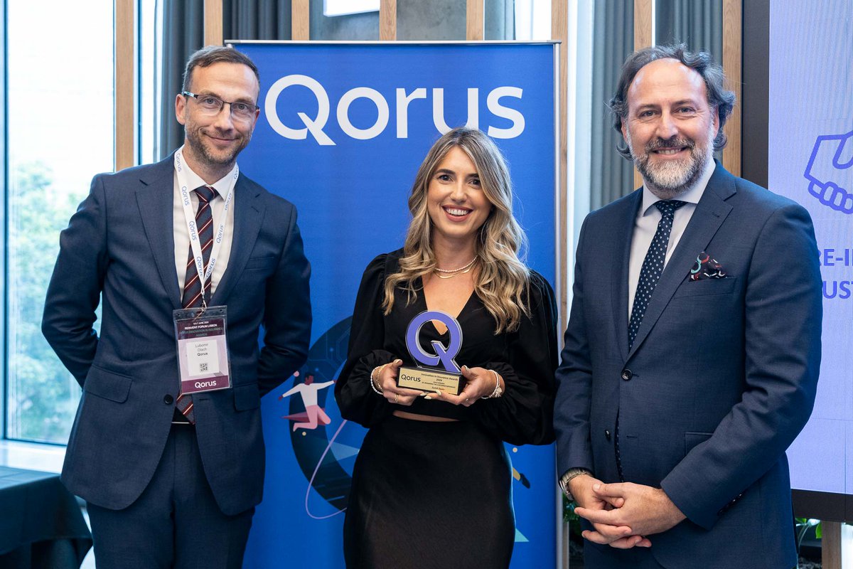 ZurichSeguros's tweet photo. 🏆 ¡Ganamos el PREMIO QUORUS INNOVATION! 👏     Gracias al proyecto de WhastApp, somos ganadores de los prestigiosos premios internacionales Qorus Innovation in Insurance Awards 2024 en la categoría "Re-imagining the Customer Experience". https://t.co/L8Bd7dvfqJ