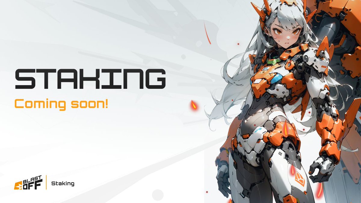 Staking on BlastOff is coming soon! 🚀

Here's why you want to lock your tokens:

1️⃣ Participate in YIDOs
2️⃣ Increased YZone Yield
3️⃣ Treasury Revenue Share
4️⃣ Reduced Fees

Buy $OFF:
Gate - gate.io/trade/OFF_USDT
MEXC - mexc.com/exchange/OFF_U…
Thruster - app.thruster.finance