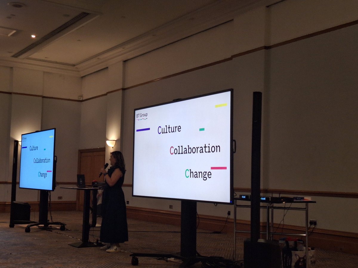 pattison_ha's tweet photo. Buzzing from yesterday's event where the whole of @BTGroup Mobile Operations came together to celebrate culture, collaboration and change. @JesseDufton was our amazing guest speaker and the day finished with a very special thank you from our CEO. #bestteam #dreamteam #MOPS https://t.co/zRUuxCdPGb