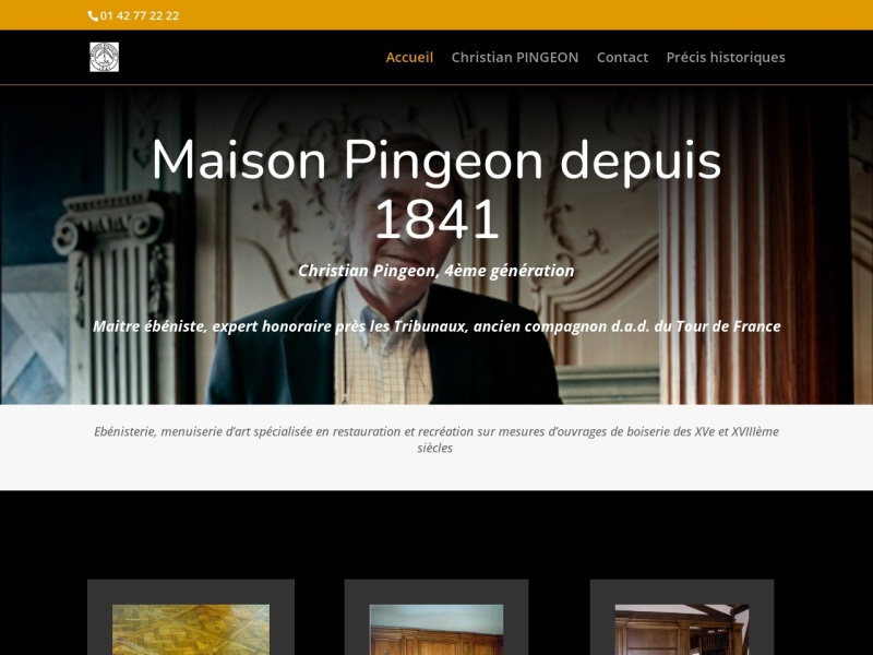 Menuiserie Christian Pingeon - Compagnons de la Tradition à #Paris (#Paris) Christian Pingeon, maître ébéniste expert près les tribunaux est maison spécialisée depuis 1841 en restauration, conce...
Suite 👉 artisansdupatrimoine.fr/professionnel/…
#Artisan #Restauration #Patrimoine