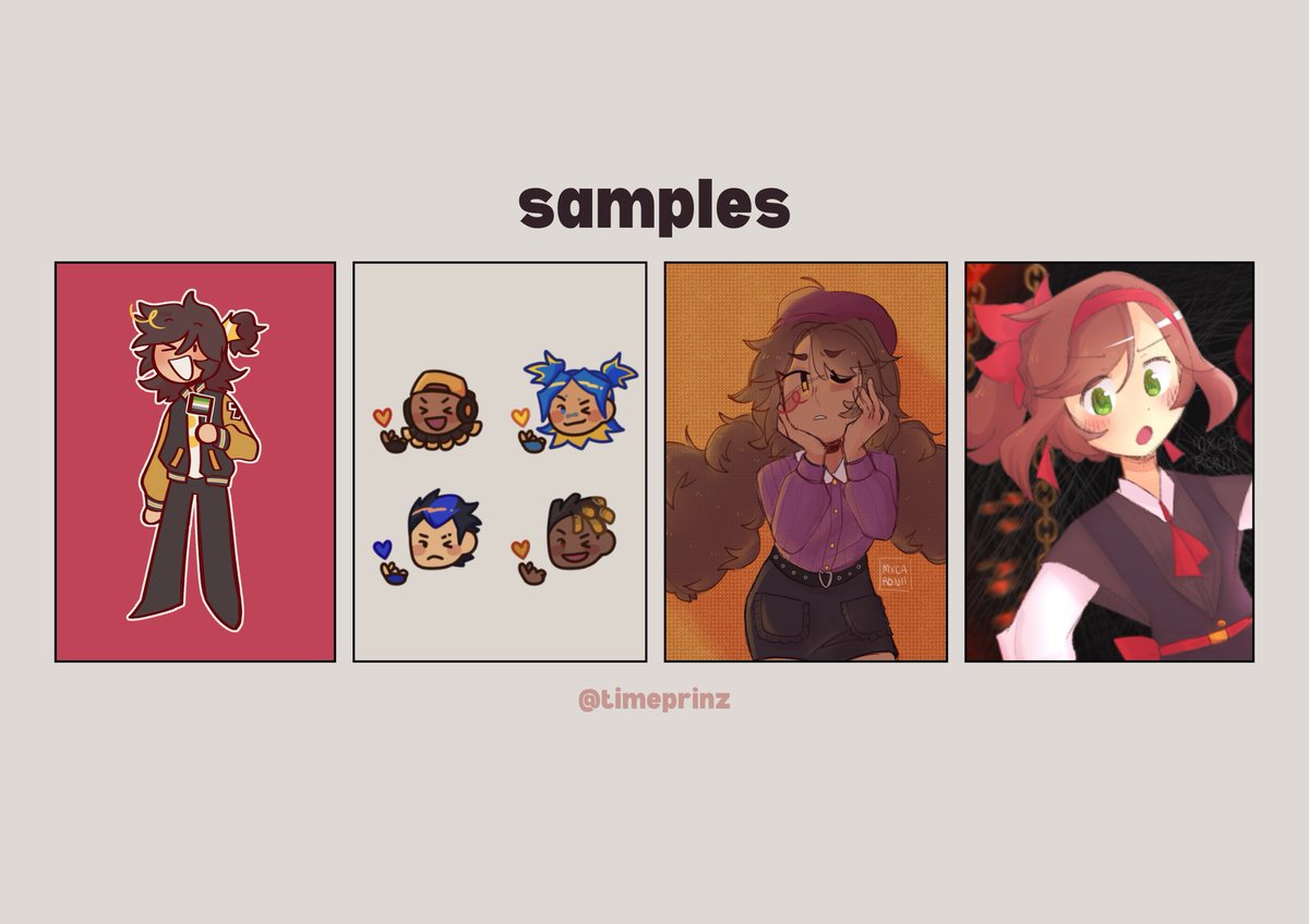 timeprinz's tweet image. comms are open!

i offer graphic design and digital art!
dm me for inquiries 🌟

[ tags: lf client commstwt commsx studytwt acadcomms commshelp graphic design 2d digital artist pubmat poster brochure canva ppt presentation infographics logo ]