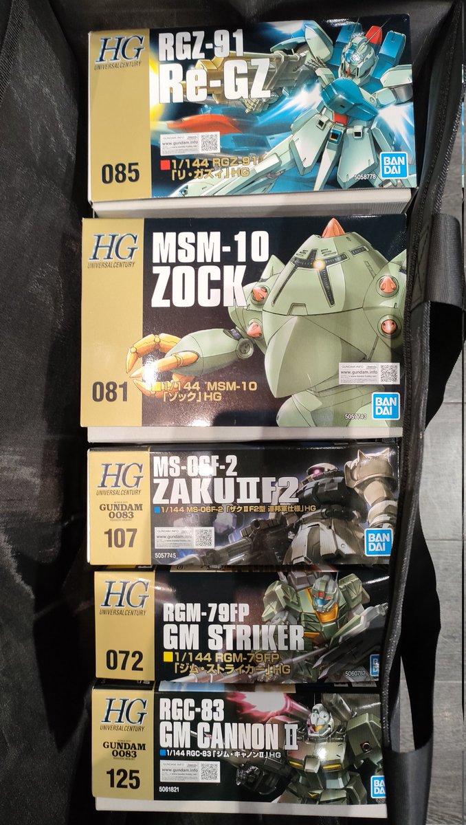 おつです！
ガンダムベース東京入店、5/13再販ガンプラ、バッチリ有り🥳🥳🥳
HG ゾック
HG リ・ガズィ
HG ジム・ストライカー
HG ジムコマンド(宇宙仕様も)
HG ジム寒冷地仕様
HG ジム・キャノン II
HG F2ザク (連邦仕様)
HG ケンプファー
来てよかった！
#ガンプラ #ガンダムベース #ゾック #リガズィ
