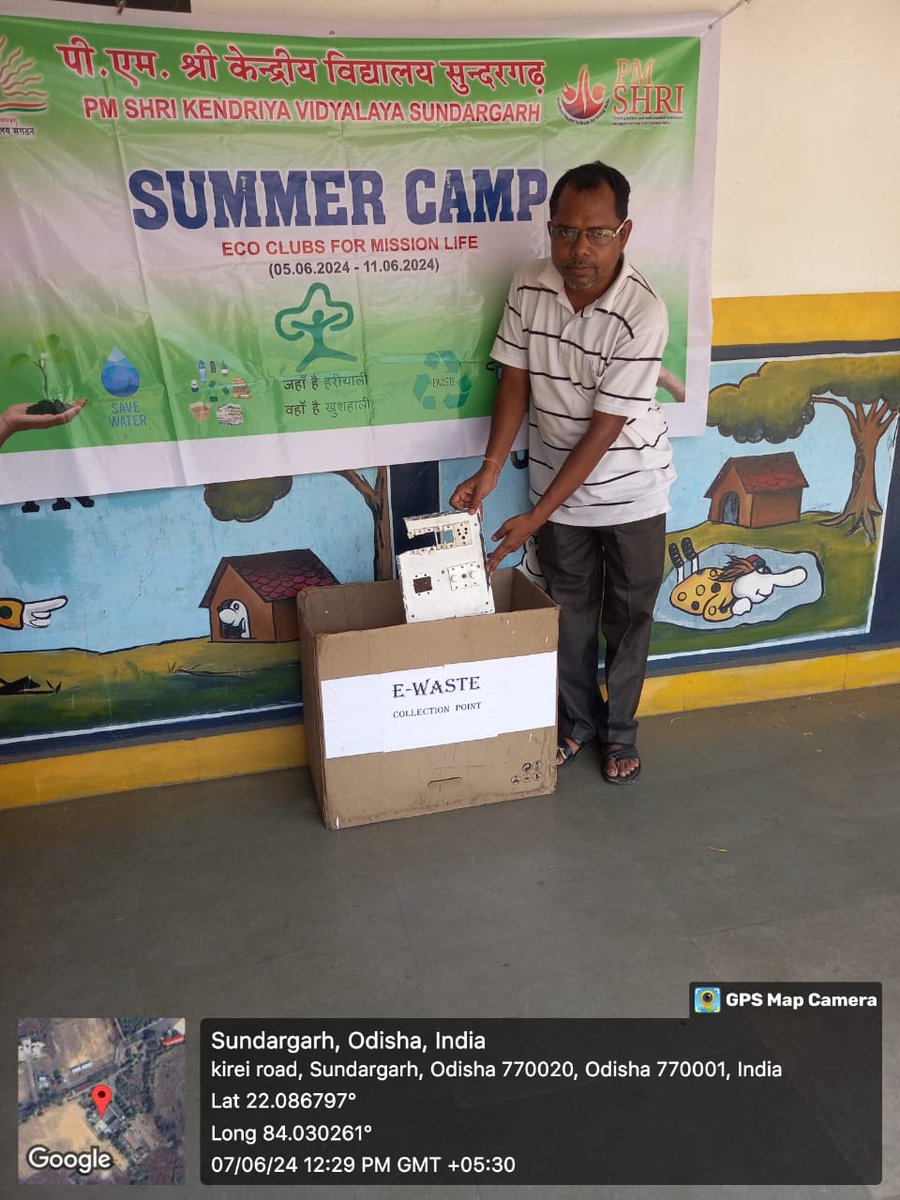 KSundargarh's tweet photo. PM SHRI KV SUNDARGARH E-waste collection corner in the school. Drive initiated to collect more and dispose/auction as per existing e-waste management norms. https://t.co/1o1Q7CTztX