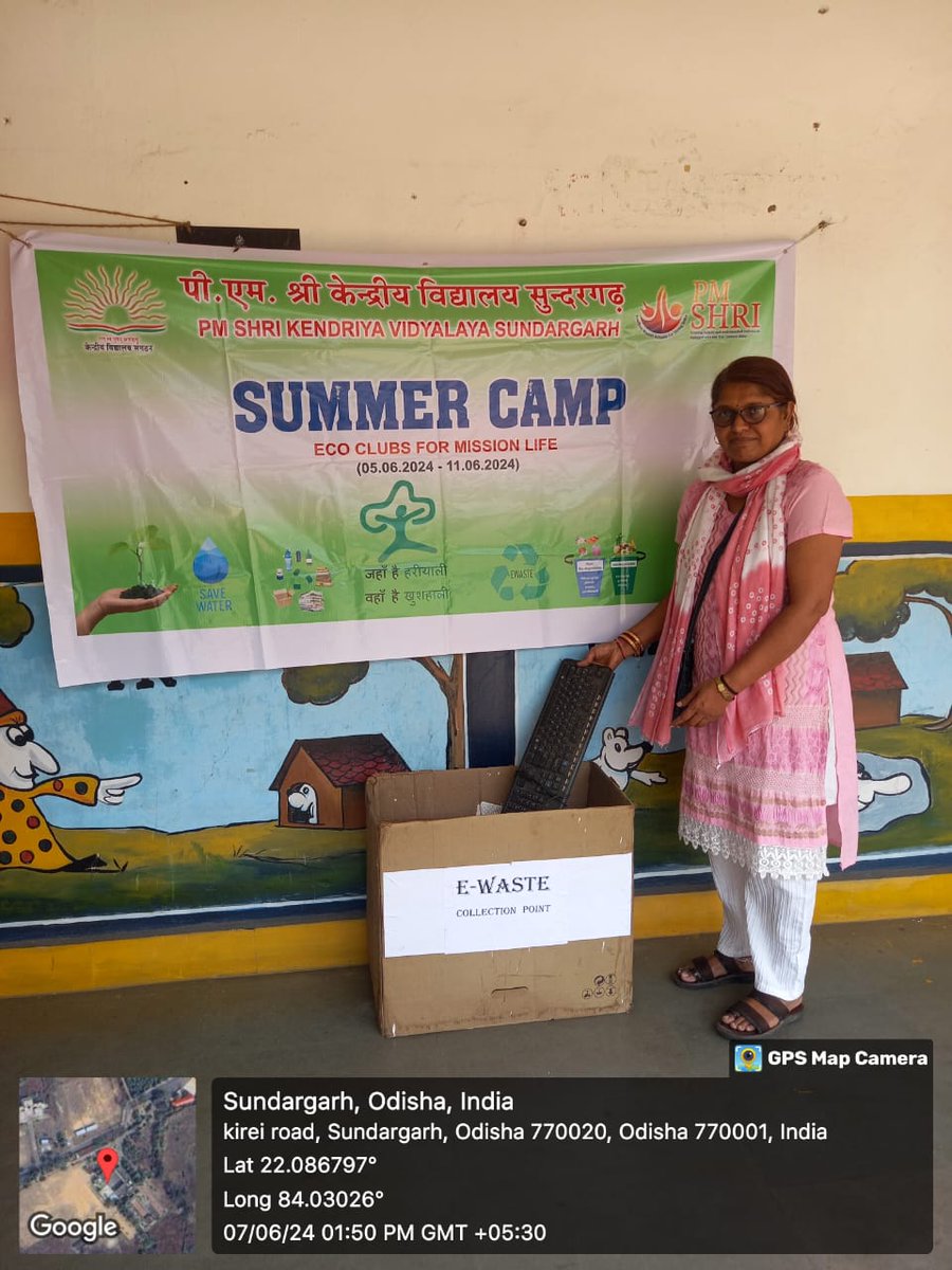 KSundargarh's tweet photo. PM SHRI KV SUNDARGARH E-waste collection corner in the school. Drive initiated to collect more and dispose/auction as per existing e-waste management norms. https://t.co/1o1Q7CTztX