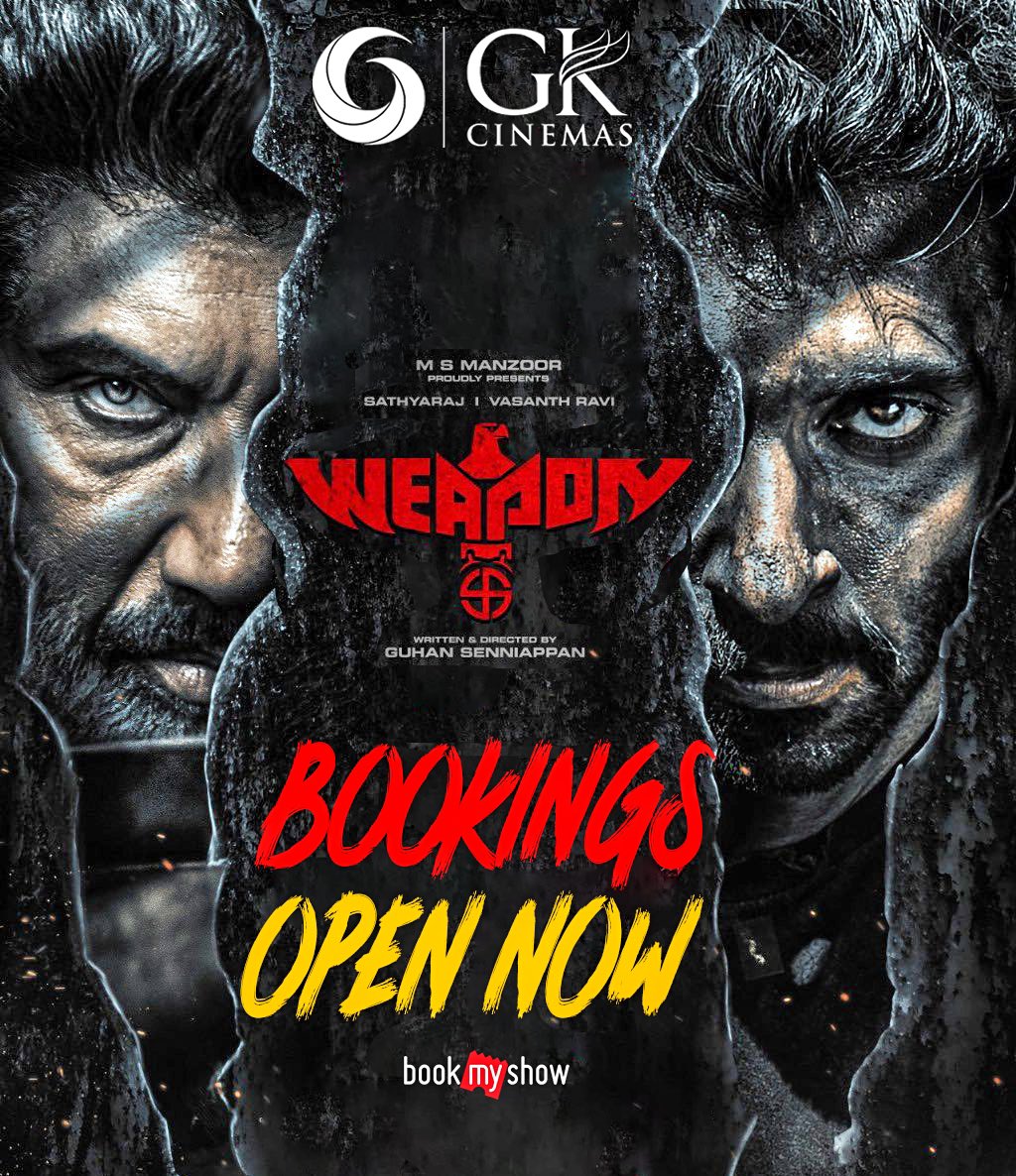GKcinemas's tweet photo. #Weapon bookings now open at #GK … https://t.co/DtA2JOJNjm