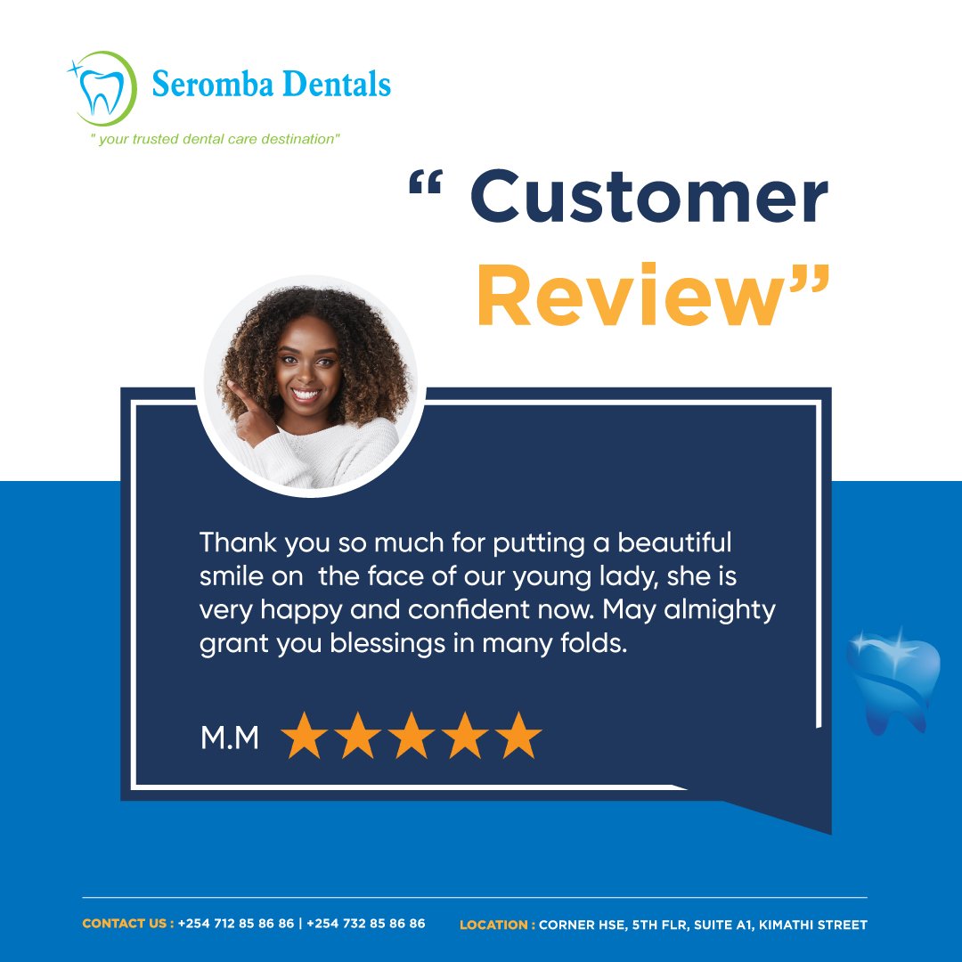 serombadental's tweet photo. We appreciate you!
You're the reason we exist.
For any Queries or Bookings,  Call us on: +254 712 85 86 86 | +254 732 85 86 86
#FinanceBill2024 #gakuyaarrested,#madtraxx,#citizenTV https://t.co/PkVGaGulZD