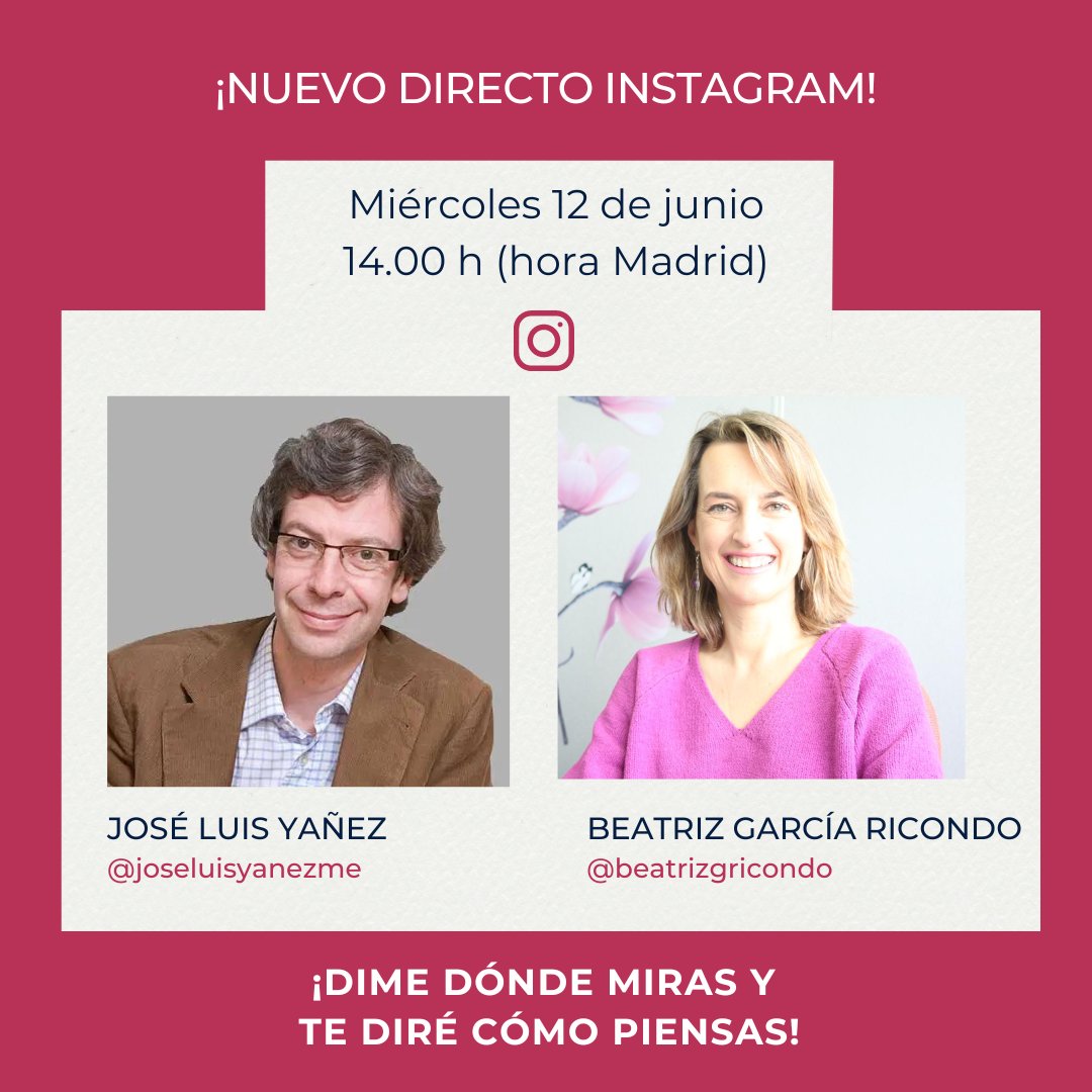 CrearteCoaching's tweet photo. ⏰ Miércoles 12 de junio a las 14:00 (hora Madrid) en directo.

💖 Os esperamos. https://t.co/eVYIlMDJpn