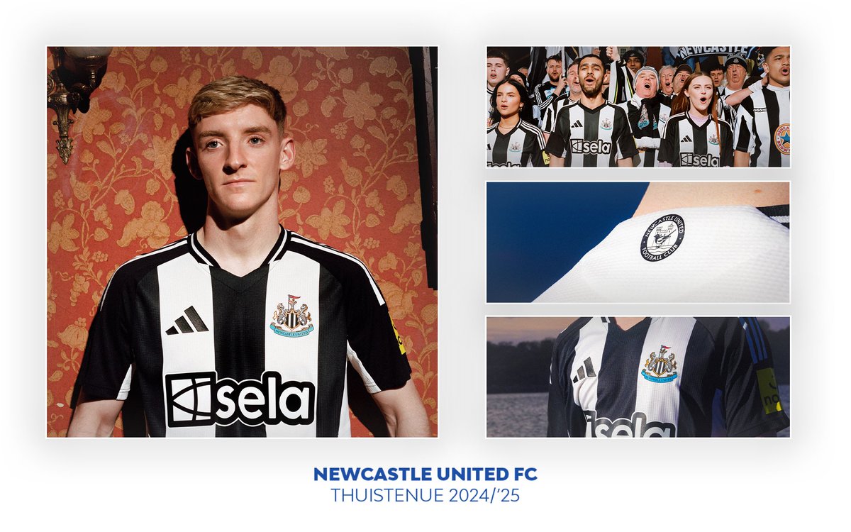 FCMysterycom's tweet photo. New𝗰𝗮𝘀𝘁𝗹𝗲 kit in town! ⚫⚪

Newcastle United FC heeft vanochtend het nieuwe thuistenue voor aankomend seizoen gepresenteerd.

Wat vind jij van dit tenue? https://t.co/EpjtP8OVus