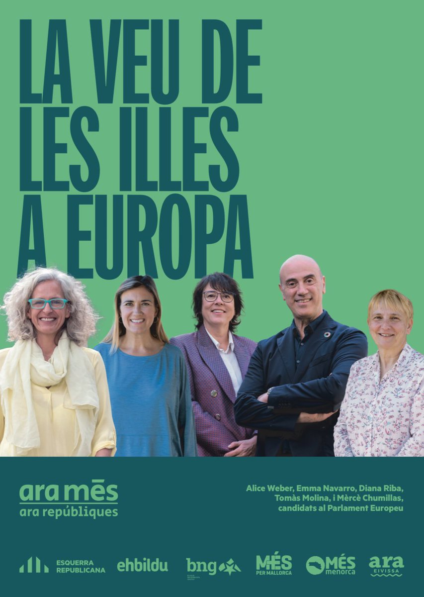 IndependentArta's tweet photo. Diumenge ho tenim clar! Volem una veu de les Illes a Europa! 

Diumenge votarem Ara Més Ara Repúbliques! 
@MESperMallorca https://t.co/b4oGmy0Qb9