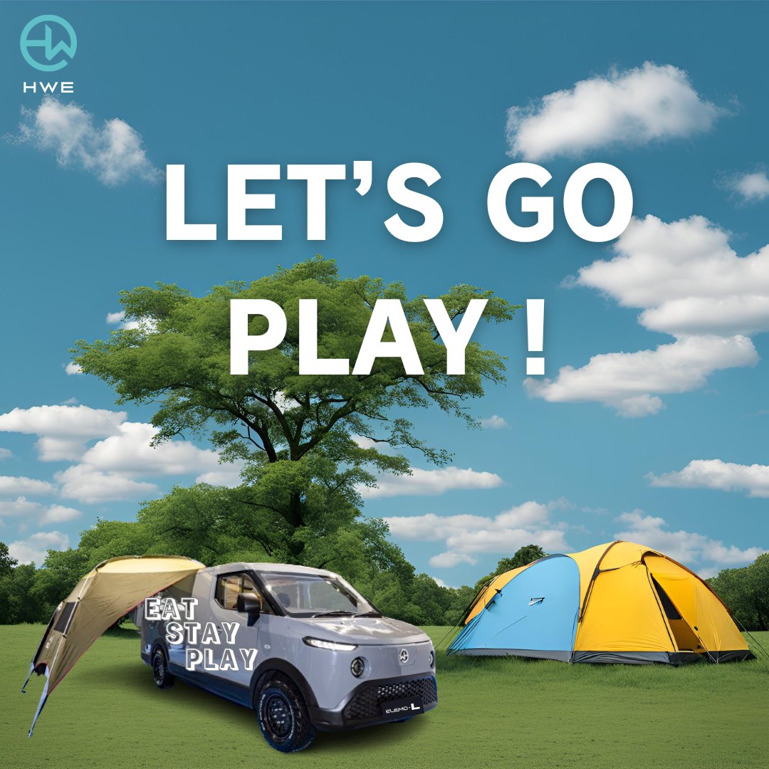 ev_hwe's tweet photo. ELEMO-Lで遊ぼう！  
100％電気で走る【ELEMO-L】はアウトドアにも最適！  静かな走りで目的地までの道のりも快適に🚙♪  
備え付けのバッテリーから電力供給すれば、 簡単クッキング🍽♪  
大人が寝ても広い荷室は車中泊にも🛏♪  
電気自動車ならではの楽しみ方が沢山！ 
お問合せお待ちしております(^^)/  
【ELEMO-L】 https://t.co/bj9d1nKwD0
#HWE  #HWエレクトロ #エレモL #EV車