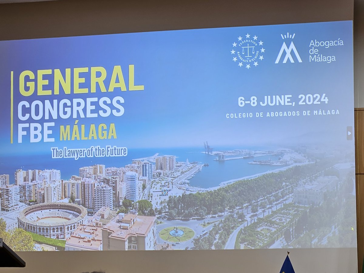 JorgePostigo03's tweet photo. General Congress FBE Malaga starts!!!! The lawyer of the future is coming! https://t.co/mkdVgVRXeF