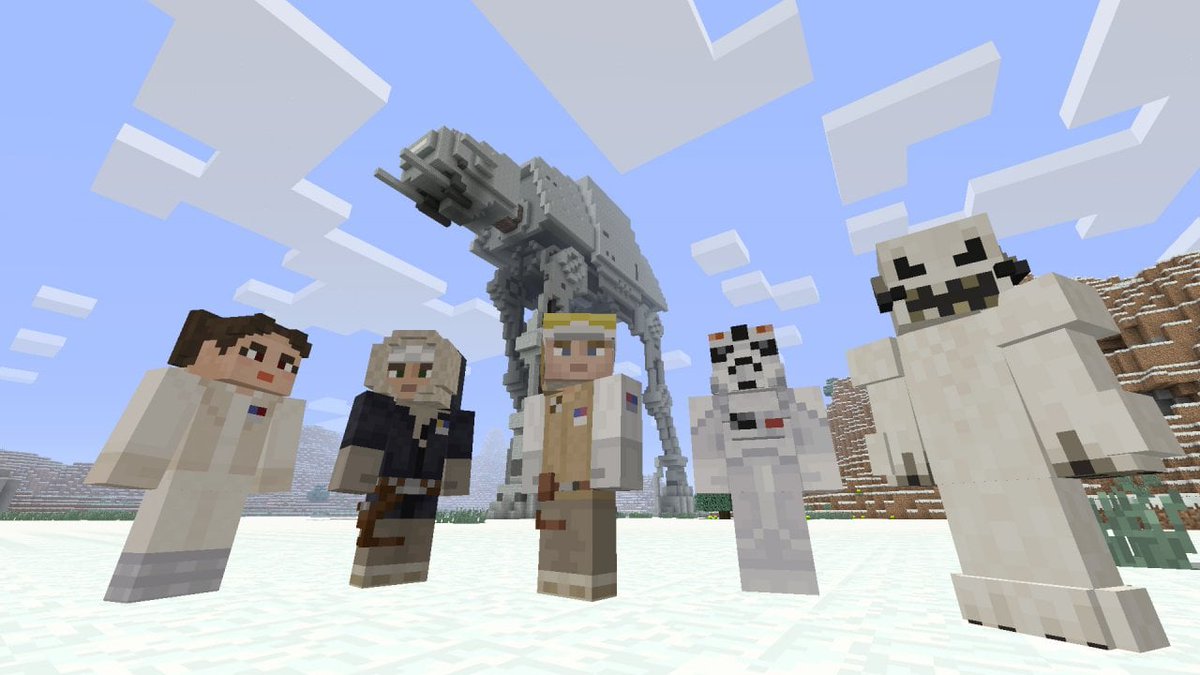 PSWsenate's tweet photo. Star Wars Minecraft has it right: Star Wars, Star Wars, Star Wars... Block, Block, Block!
#starwars #minecraft #blockthehaters #fandom https://t.co/BqznXgZ1R0