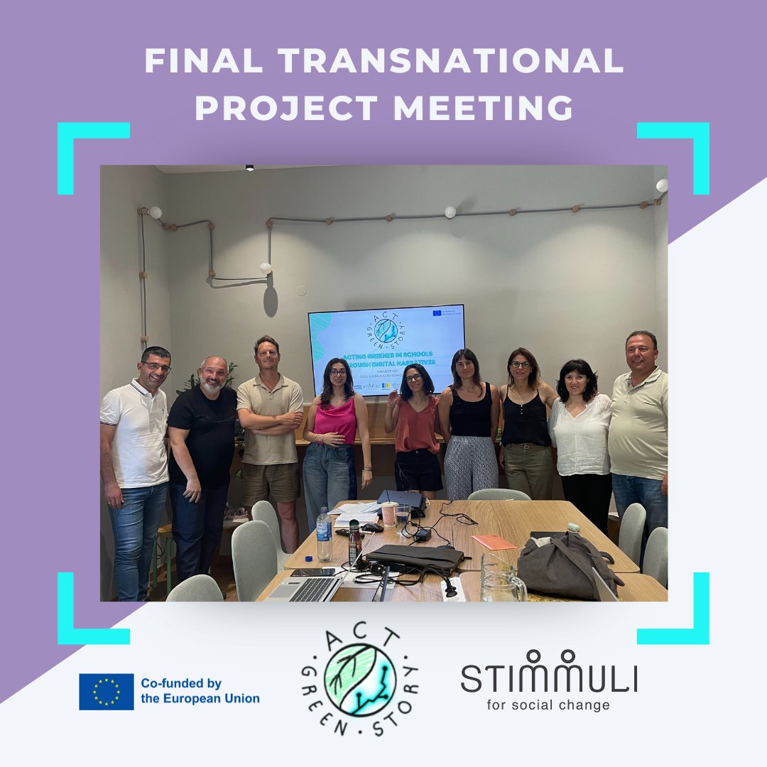✨ Stimmuli For Social Change recently hosted the #ActGreenStroy Final Transnational Partners Meeting in Thessaloniki, Greece. 🔎 💻 Find out more about the meeting and the project on our website: stimmuli.eu/2024/06/07/act…
#digitalstorytelling #erasmusplus
