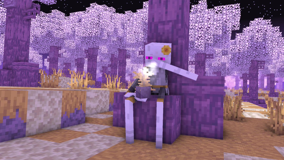 baryonyx138's tweet image. #minecraft #mineimator Takes of some ender locations in #rainimator&apos;s War of the Ender Kingdoms series