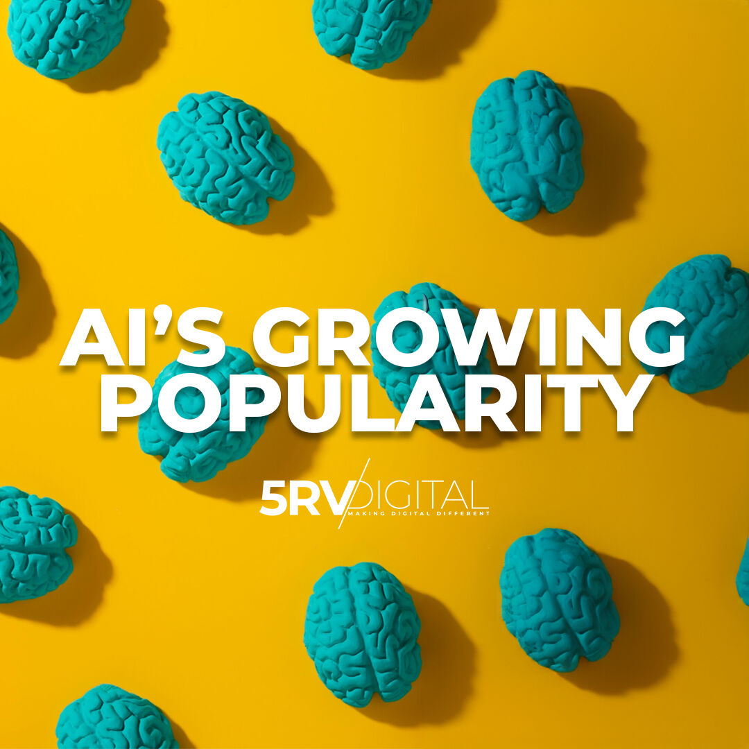 5rvDigital's tweet photo. Why is AI so popular?  

From optimising workflows to predicting market trends, AI's versatility fuels excitement and drives business growth. 

Leverage AI for efficiency with @5rvDigital.

Visit: https://t.co/6SNSdoQqBT
Contact: 0203 150 3202 / hello@5rv.digital

#5rvdigital #ai https://t.co/8jnaKZwp5S