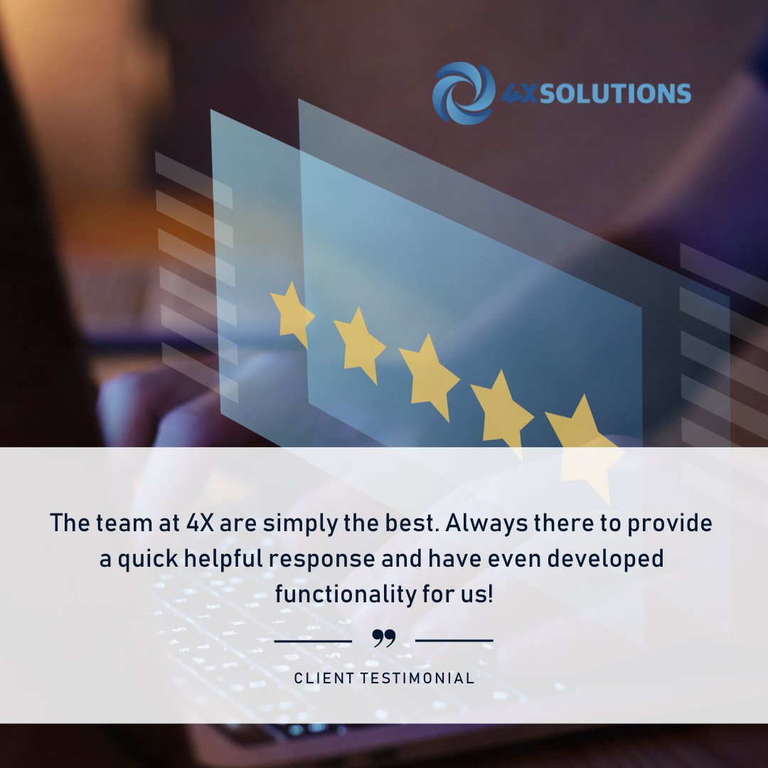 4xsolutions's tweet photo. Hearing feedback like this from our clients fuels our commitment to your trading success. Thank you for trusting us to meet your needs and for recognising our dedication to your success! 💼

#ClientTestimonial #ExceptionalService #4XSolutions https://t.co/oJVOJfHiyJ