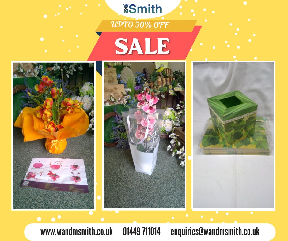 WMSmithSuffolk's tweet photo. 🎉 Dive into Savings with Our Sale Items at W&amp;M Smith! 🛍️✨

Discover fantastic discounts on a variety of products, from florals to crafting essentials. Don't miss out on these amazing deals – shop now while stocks last!

#WMSmith #SaleItems #AmazingDeals 💸🌟 https://t.co/ayTxMA46oa