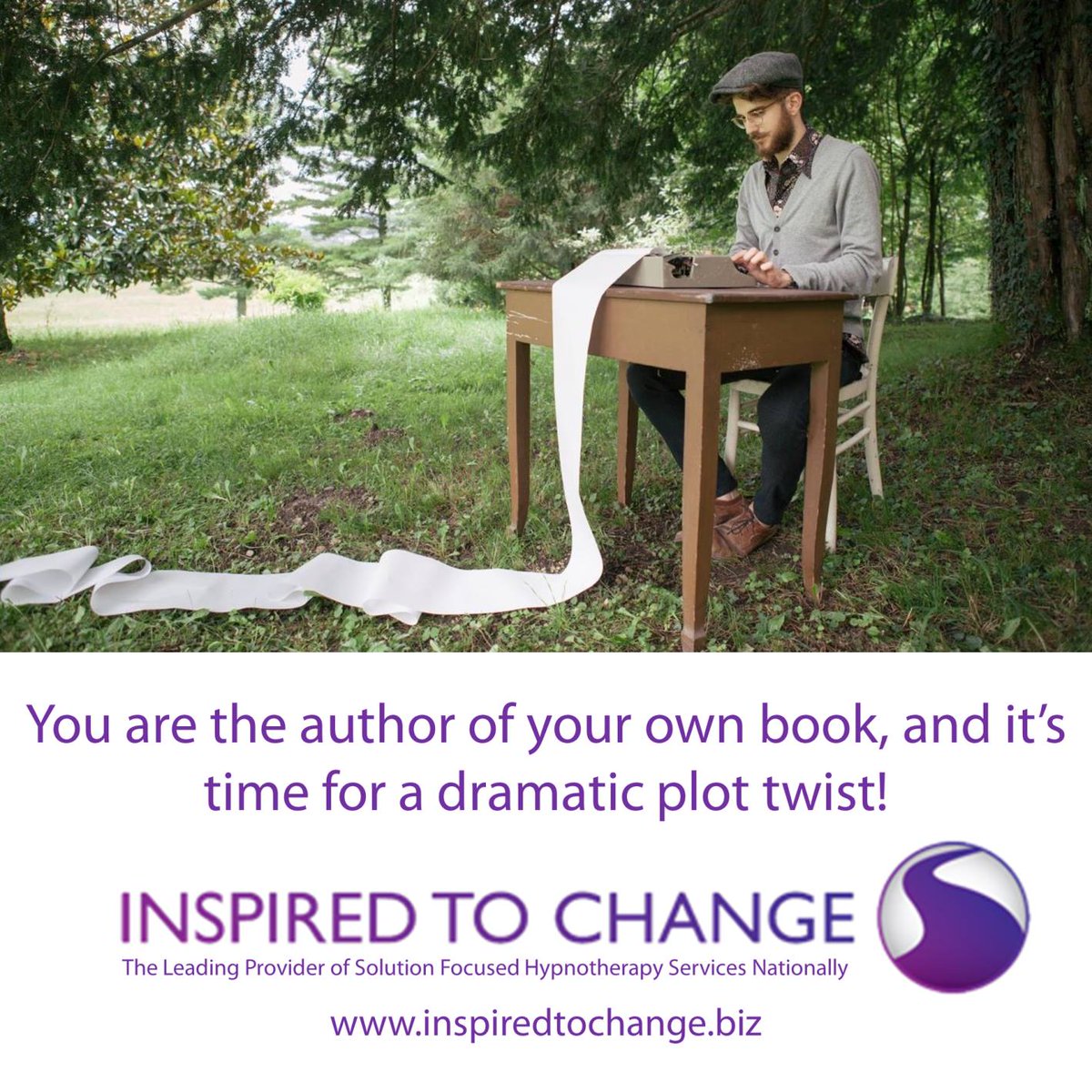 carolineprout's tweet photo. You are the author of your own book and it's time for a dramatic plot twist! What chapter will you start today? https://t.co/O9G3s7QJPN