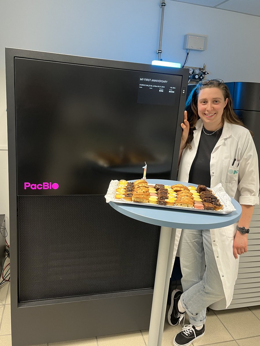 🎂One year of #Revio #hifi sequencing projects  <a href="/gentyane/">Gentyane</a> 
Very proud to contribute to the production of so many quality genomes 
Thanks to all our collaborators for their trust 🤝 
#sequencing 
#genomics
<a href="/INRAE_Genomics/">INRAE Genomics</a>