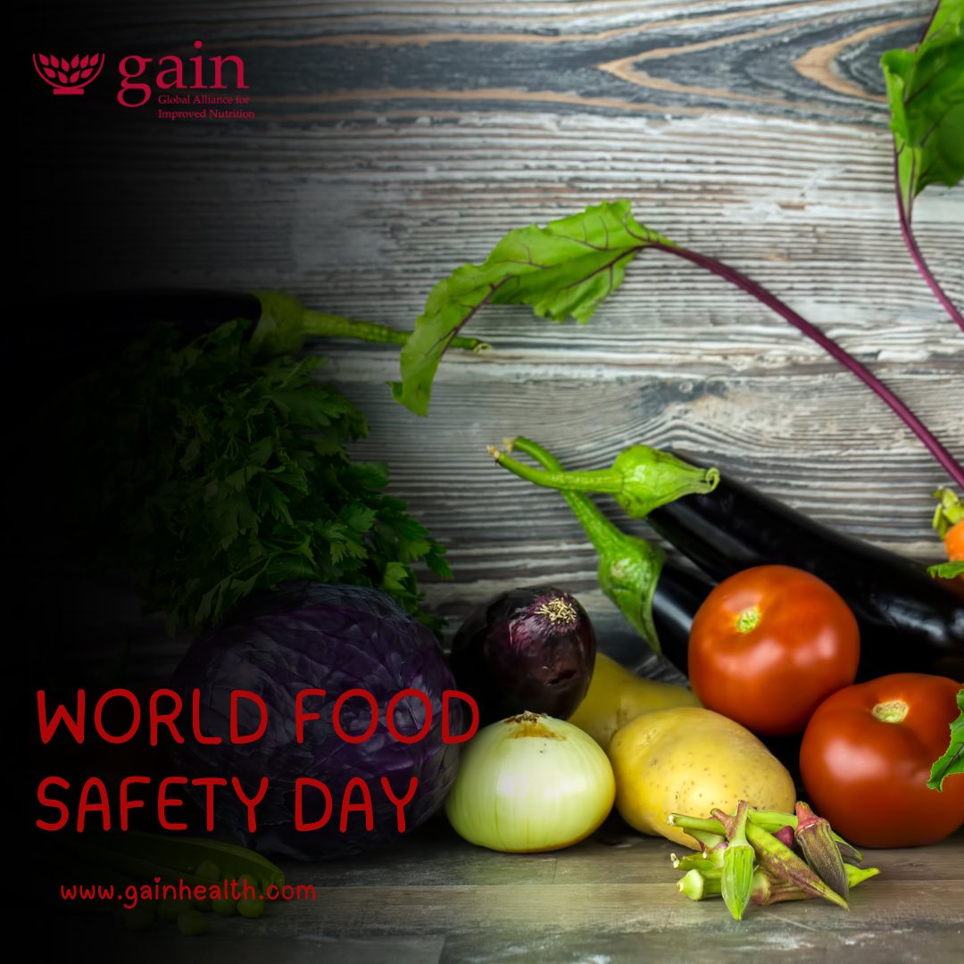 GAIN_TANZANIA's tweet photo. Celebrating World Food Safety Day! 🍽️ Let's remember why making safe and healthy food choices matters. Let's make every bite count towards a healthier, safer world! 🌱 #WorldFoodSafetyDay #healthierdiets4All https://t.co/qT5uAh8xQU
