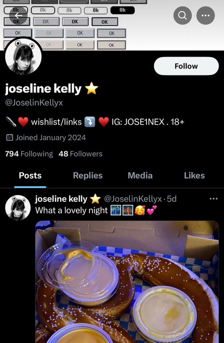 please report @joselinkellyx   they took the &ldquo;e&rdquo; out of my name . beware of scammers and fakes!!!!! https://t<a class="tags" target="_blank" title="On Twitter" href="/?out=eyJ0eXAiOiJKV1QiLCJhbGciOiJIUzUxMiJ9.eyJpYXQiOjE3MjI1NzI1ODQsImlzcyI6InR3cG9ybnN0YXJzLmNvbSIsIm5iZiI6MTcyMjU3MjU4NCwiZXhwIjoxNzU0MTA4NTg0LCJyZWRpcmVjdF91cmwiOiJodHRwczovL3R3aXR0ZXIuY29tL2pvc2VsaW5rZWxseXgifQ.Qz4T0mPIyKvDjQVNqM5Au8LHZiUGUlsYY3i0-JJBpczfb9mogPgYUPOScYiGoPPzr1qy8v_xMQDvAVyLAGAyaQ">@joselinkellyx</a>
