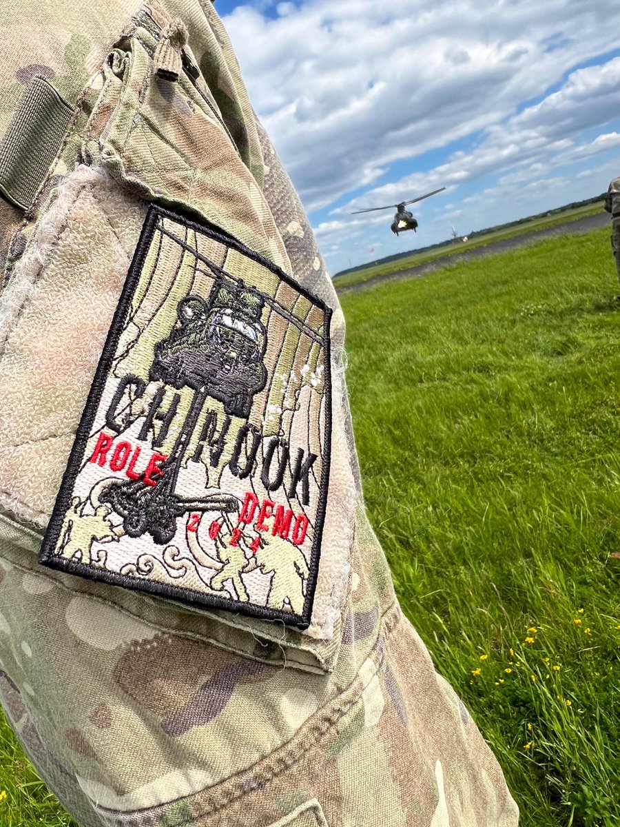 RAF Chinook Role Demonstration Team 2024 tweet media