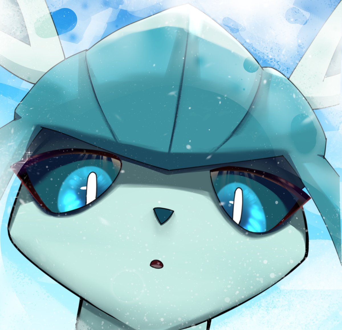 duevett's tweet photo. I drew the best Eeveelution 。.:☆*:･'(*⌒―⌒*))) (((GLACEON IS MY FAVORITE OMG ALL OTHERS DON'T EVEN COMPETE)))

#Fanart #artmoot https://t.co/827TEZIwMB