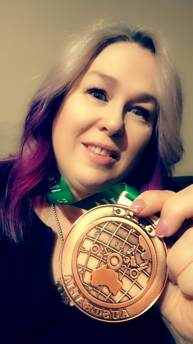 Sexi_Boo_'s tweet photo. A couple of weeks ago i competed in State Titles, i was really unsure about my chances against the best but......i did it, i got bronze, that's #3 in the State baby! and I managed to get an invitation to Nationals!
My lesson.... I should believe in myself more! https://t.co/E9LDawBrNb