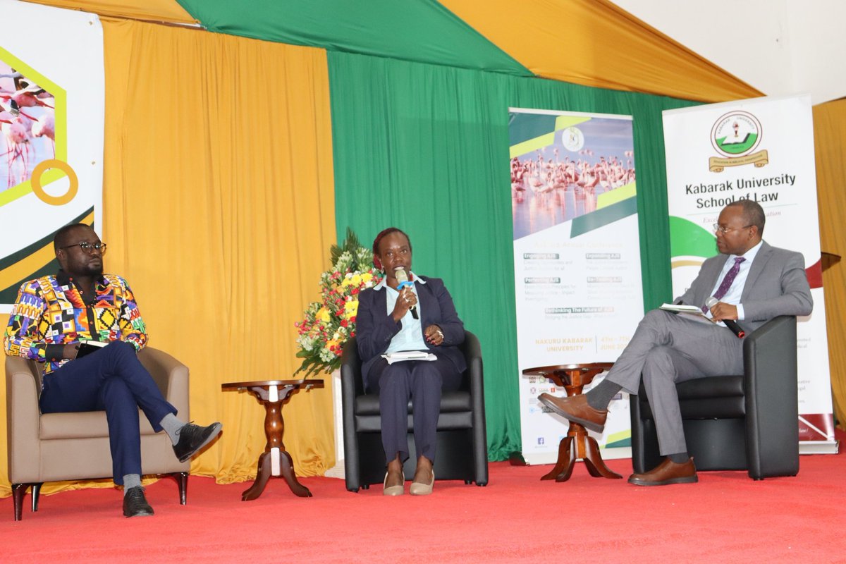 ICJKenya's tweet photo. We kicked off day 4 of the AJS conference, with an engaging session on why it is critical to rethink the future of the system and why it is important to bridge the justice gap. #AJSConference #AJS https://t.co/v5PisLBn29