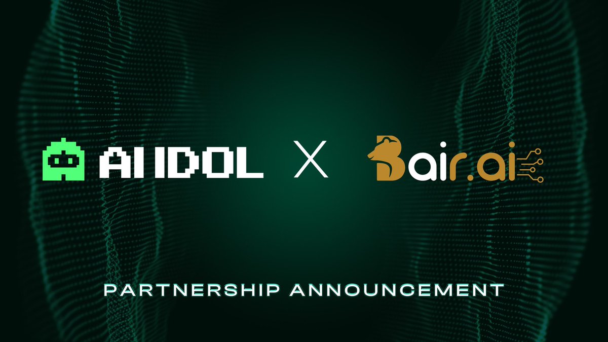 AIIDOL_WORLD's tweet photo. 🚀 Exciting Partnership Announcement! 🚀
AI IDOL is thrilled to announce our collaboration with @bair_ai, pioneers of the Web4.0 revolution! 

AI IDOL:
🤖 Trainable AI Companions: Engage with your AI companions that grow through interaction, available as tradable NFTs.
⛓️ Multi-Chain Minting: Your digital assets are minted across various chains, secured with cutting-edge ZK technology for unique ownership.

Bair AI:
🌐 Enhanced Online Experience: Custom Language Learning Model (LLM), data monetization strategies, and a unique Prompt-to-Earn (P2E) model serving over 500 million cryptocurrency users.
✅ Streamlined Web3 Tasks: Simplify your engagements and boost efficiency, freeing up time for other activities.

Stay tuned for more as we drive forward in redefining digital interaction and companionship! 🌐🤖

#AIIDOL #Bairai #Blockchain #Crypto #NFT #AI #Web4