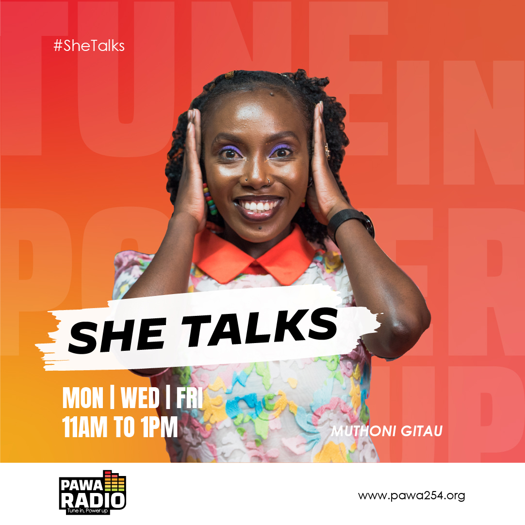 pawaradio's tweet image. SheTalks! A show that highlights women plight in society is up on your airwaves till 1pm. Join the conversation on youtube.com/live/PvXd8cDdc…  You can join the audio as well on pawa254.org/pawa-radio/. 
#Shetalks #PawaRadio