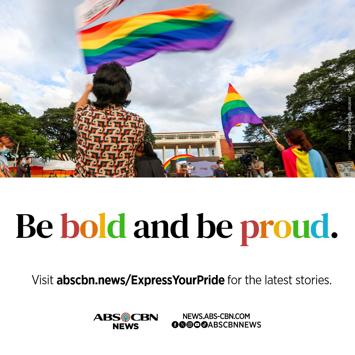 ABSCBNNews's tweet photo. Celebrate inspirational and colorful stories of love and courage and #ExpressYourPride this #PrideMonth.
Visit https://t.co/R4G5ultQPY for the latest #Pride stories. https://t.co/rRHGXLNLMS