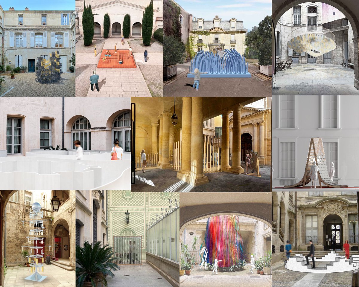 umontpellier's tweet photo. #FAVMTP 18e édition du Festival des Architectures Vives du 11 au 16 juin avec une installation "A vos Briques" dans le cloître de la @FacultemedMPL. Cette création célèbre la brique en terre cuite à travers une création conçue comme un espace de vie interactif & évolutif. https://t.co/sKvcCndxWS