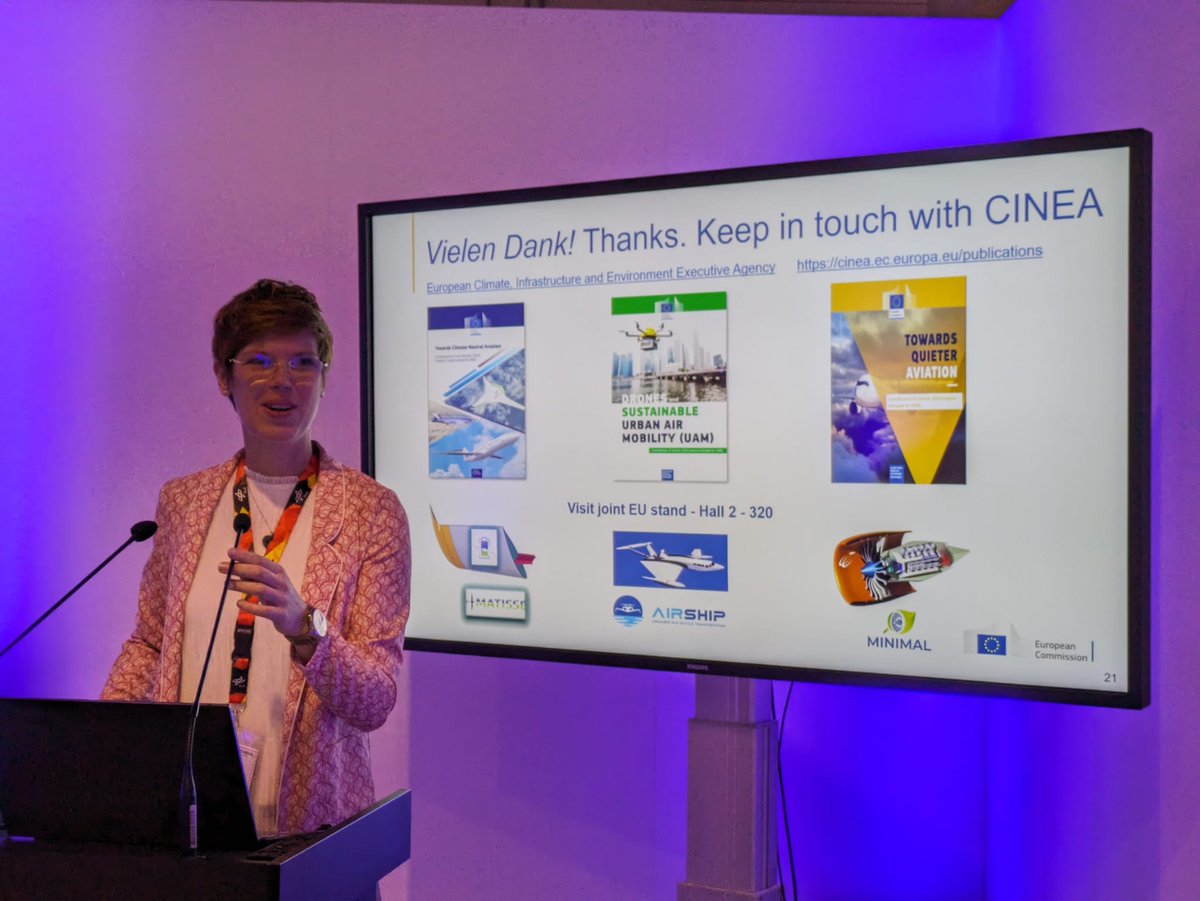 cinea_eu's tweet photo. ✈️#ILA24 Inspiring exchanges on "Future of Aviation; Hydrogen, Electric or both" with #ClimAvTech projects
🟢40 years of collaborative #EU #RI programmes have made a huge contribution to more #sustainable aviation - savings in weight, fuel burn, emissions
#HorizonEU #Transport https://t.co/Wsrx7lOUmI