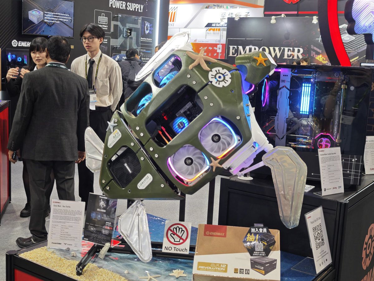 SASSAN99999's tweet image. #Computex2024 めちゃくちゃ楽しかった!
また来年も楽しみ😳
後日YouTubeで動画出します!