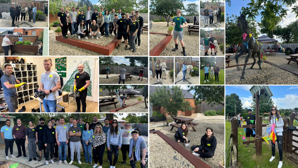 As it's #VolunteeringWeek, we did something a little different for our end-of-quarter activity and last night headed down to our Charity of the Year, <a href="/RideHighMK/">Ride High</a> 🐴 to help with various areas.

We had a brilliant time together supporting a great cause! Nice work team 👏