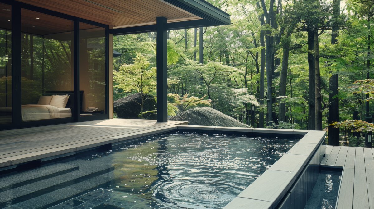LuxuryTravelTkn's tweet photo. ♨️LTT will initially construct and operate hot spring villas in Japan♨️

These luxurious spaces will blend traditional Japanese culture with modern elegance. https://t.co/7dqe0RUWLi