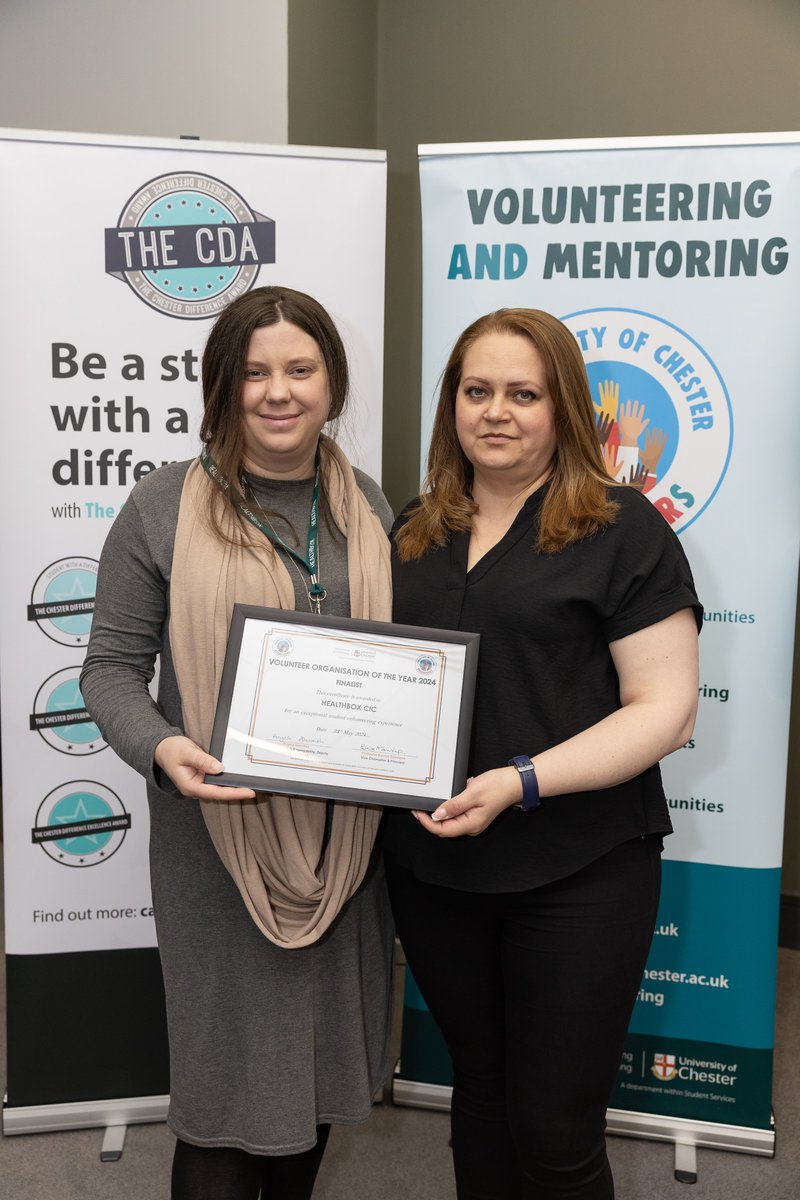 Just in time for #VolunteersWeek we are delighted to have been awarded a finalist award from <a href="/UoCVolunteering/">UoC Volunteering</a> 'Volunteer Organisation of the year 2024'!🌟

We look forward to working with many more students  who will support more people in our local areas!

#UoCMakeaDifference