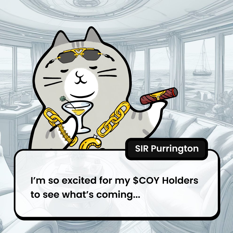 catonyacht's tweet photo. $COY
ONLY STRONG YACHTER DESERVES REWARDED
🖥️ https://t.co/bAErk2HTFF
#CryptoTrends #BlockchainBuzz
#DigitalAssets #CryptoCommunity
#CoinTalk #FutureFinance
#TokenEconomy #CryptoInnovations
#DeFiDiscussion #CryptoUpdates https://t.co/KagxApASvW