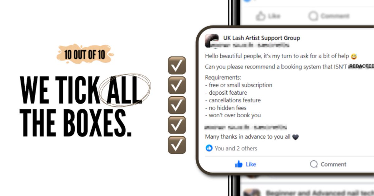 At 10 OUT OF 10, we want to give all service providers the chance to start and grow their businesses without the burden of hefty up front costs, constantly rising subscription fees, and new client fees.

So we’ve taken it upon ourselves to build a platform that does just that.