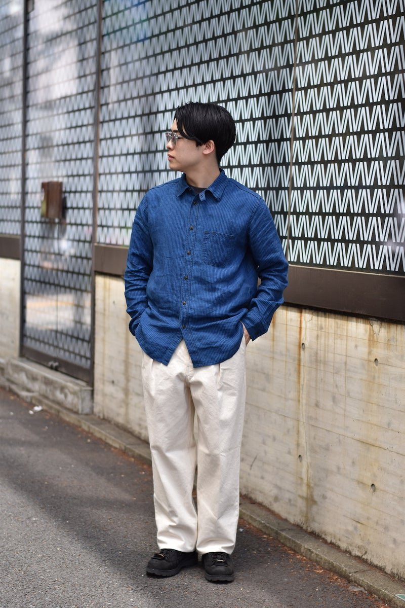 SMACLO's tweet image. ロープ染色のリネン100％生地にて製作したヴィンテージルックなワークシャツ
ameblo.jp/smaclo-2/entry…
#smaclo #pherrows