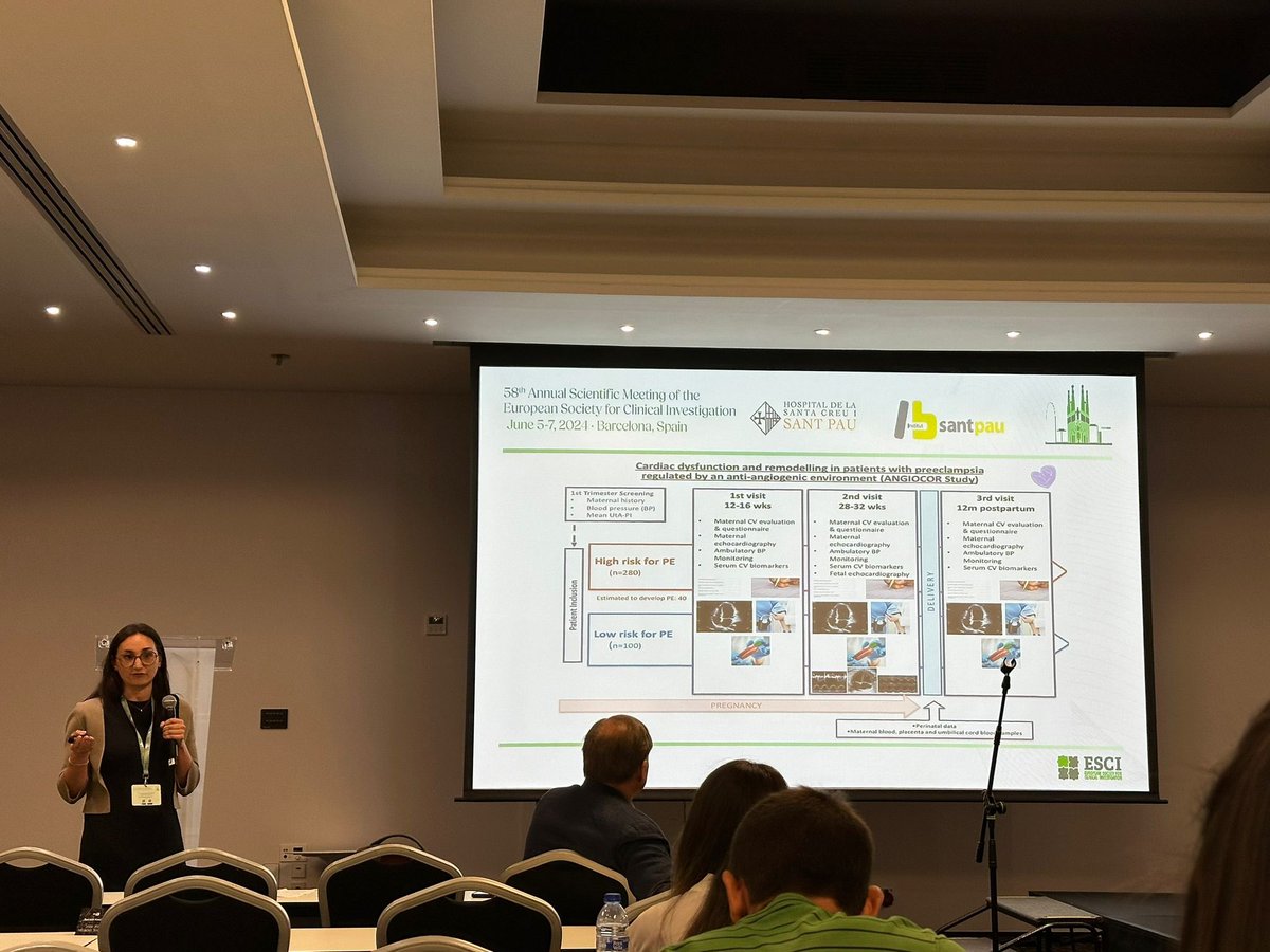 Gran participació dels professionals de <a href="/DonaSantpau/">Dona Santpau</a> <a href="/HospitalSantPau/">Sant Pau - Campus Salut Barcelona</a> al Congres de #ESCI 
Fantàstiques presentacions dels projectes de recerca que estem duent a terme.
#Recerca #SalutdelaDona