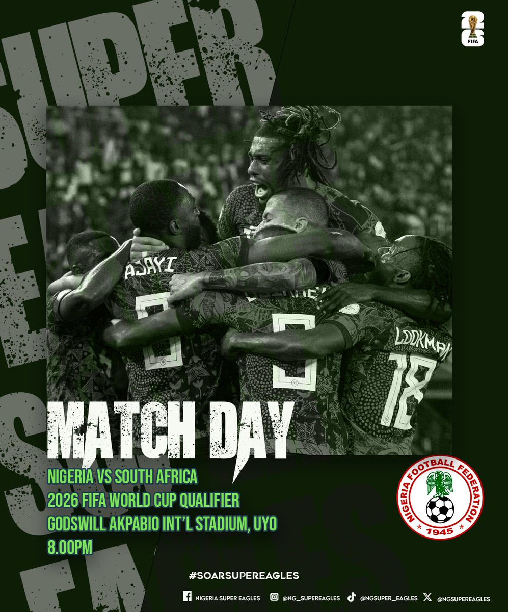 mezzymichaels's tweet photo. Game Day! 
Godswill Akpabio Stadium
(Nest of Champions), 
Uyo - Akwa Ibom State.
8pm Naija Time.

#SupportYaOwn https://t.co/H00s1j8TzC