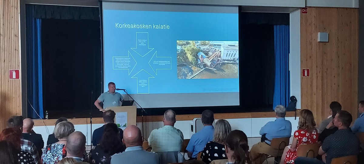 rautjarvenkunta's tweet photo. Onnistumisia Itä-Suomesta -seminaari käynnistyi juuri Simpeleellä virtavesiteemalla. 

#hiitolanjoki #rautjarvinyt #wwfsuomi #kasely #hiitolanjoenhurmaa #ekvas https://t.co/1TpclxtCd8