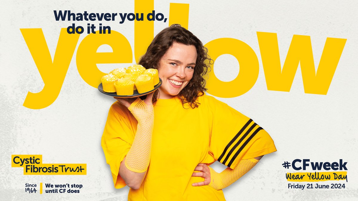 It's been our pleasure to have <a href="/ECFSConference/">European Cystic Fibrosis Society</a> in Glasgow this week!

We will also be taking part in Wear Yellow Day on Friday 21st June!

Support the <a href="/cftrust/">Cystic Fibrosis Trust</a> to help raise awareness of Cystic Fibrosis here: cysticfibrosis.org.uk 
#CFweek #ECFS2024