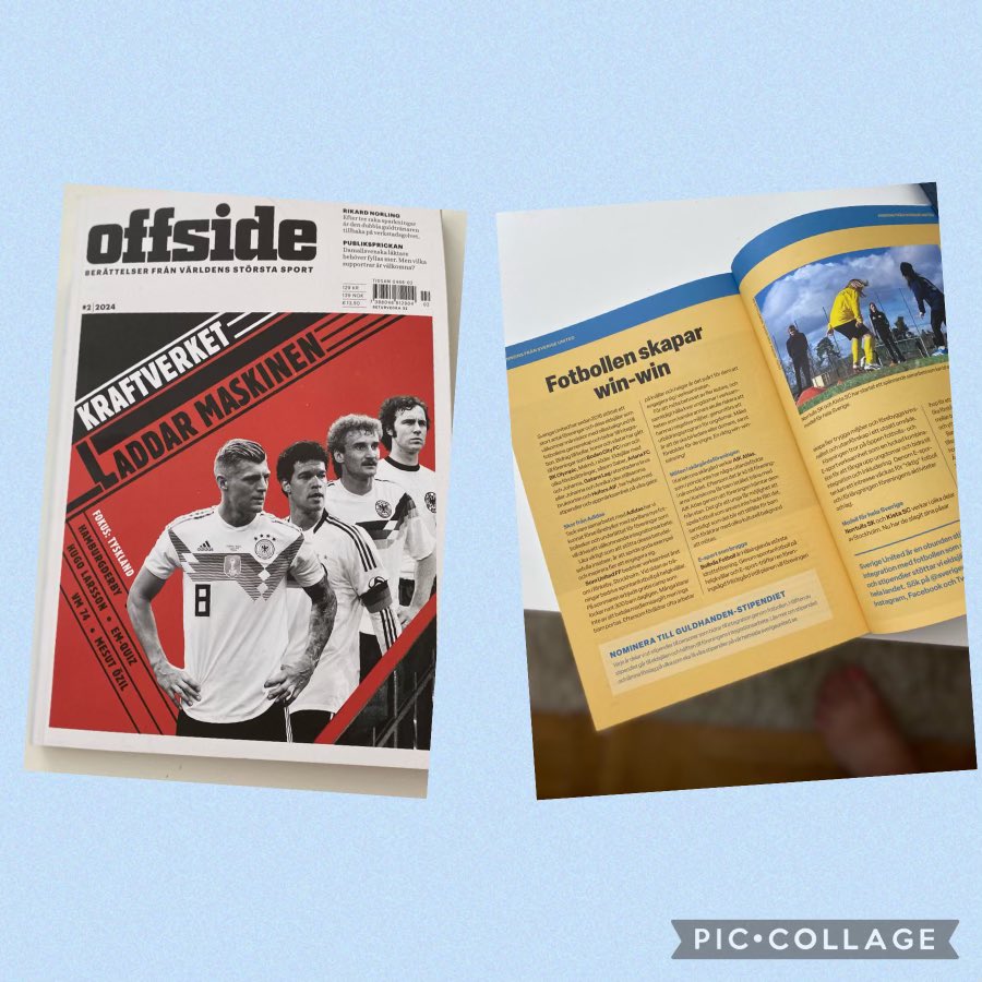 Sommarläsningen är här 🤩. Ett nytt nummer av <a href="/MagasinOffside/">Fotbollsmagasinet Offside</a> är äntligen här. Ett härlig tjockt nummer där ni även kan ta del av föreningar runt om i vårt avlånga land som skapar win-win för våra barn och ungdomar. 💛💙⚽️