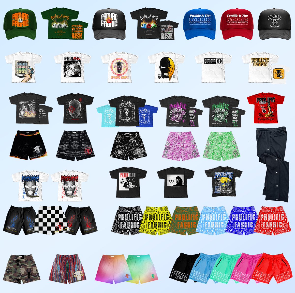 ProlificFabric's tweet photo. Summer24 drop out now 
https://t.co/hrb0ltYYpr https://t.co/iUgdirHHtc