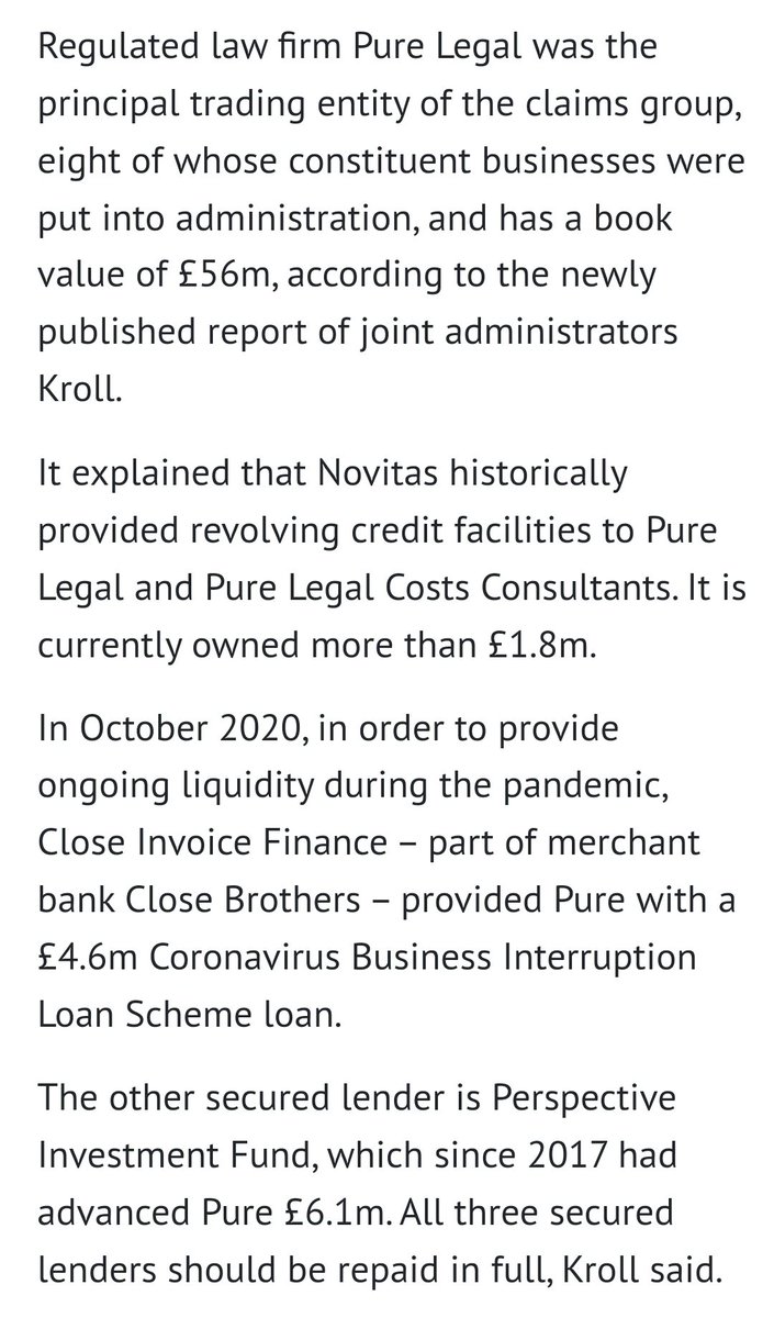 NorthernPeasant's tweet photo. Oh dear...wonder if that Coronavirus Loan was thanks to Rishi. #Novitas #Therium https://t.co/gIeadSQ1jw